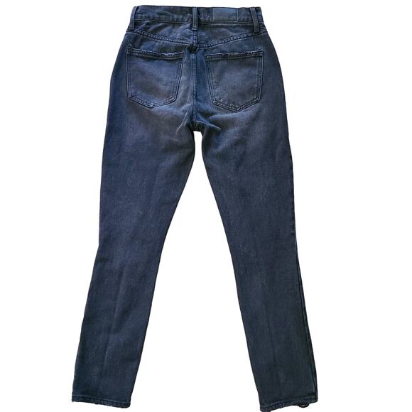 PISTOLA Keaton Distressed Straight Leg Busted Knee Jeans Black P6430FBK-TAU ‎ 24 - Picture 3 of 16